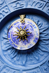 Wall Mural - zodiac plate with astrology symbols