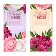 Floral Design Banners Set 
