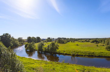 Naklejka na meble Река Лама. Ярополец. Московская область, Россия.
