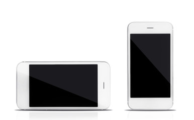 Canvas Print - Smart phones,  isolated on white