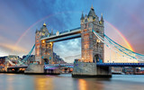 Fototapeta Mosty linowy / wiszący - London Tower bridge