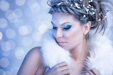 Snow Queen with fur