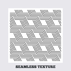 Wall Mural - geometrical stripped seamless pattern.