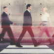 © Rawpixel.com - Business People Commuter Walking Abstract  Concept