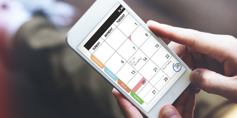 Wall Mural - calender remind communication data information concept