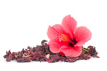 Fresh And Dried Hibiscus Flowers