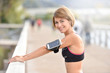 © goodluz - Woman stretching out after running