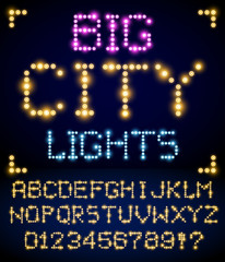 Wall Mural - Light font