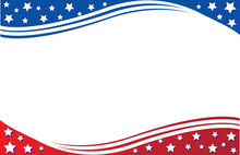 Patriotic American Flag Background