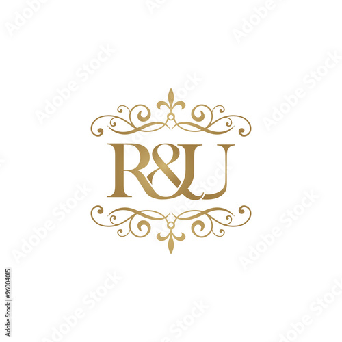 R U Initial Logo Ornament Ampersand Monogram Golden Logo Stock Vector Adobe Stock Amazing video and work machine 303. r u initial logo ornament ampersand