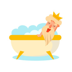 Poster - King Cartoon Emotion Vector Illustration Set