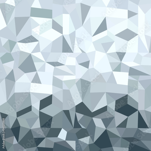 Tapeta ścienna na wymiar Metal silver elegant low poly geometric background