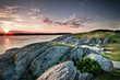 Sonnenuntergang Yarmouth in Nova Scotia