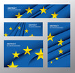 Abstract Europe Flag, European Colors (Vector Art)