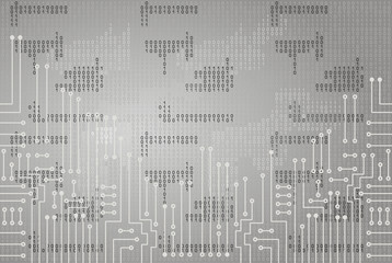 Electronic circuit and  binary code