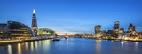 Fototapeta Londyn - Panoramic view of london skyline