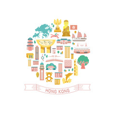 Canvas Print - Hong Kong travel collections