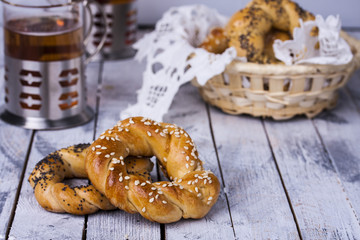 Turkish bagel, simit