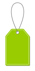 Wall Mural - Blank Light Green Tag