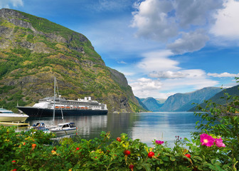 Wall Mural - Fjord Sognefjord in Norway