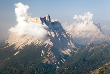 Poster - View of mount Pelmo and mount Civetta