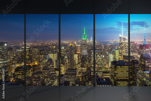 Plakat New York Night View