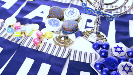 Poster - Chocolates with Star of David for Hanukkah