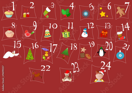 Calendario Dell Avvento Buy This Stock Vector And Explore Similar Vectors At Adobe Stock Adobe Stock calendario avvento apple