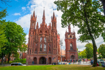 St. Anne church in Vilnius, Lithuania