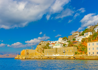 Wall Mural - At Hydra island in Greece