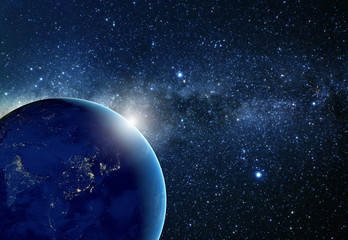 Wall Mural - planet earth from the space. some elements of this image furnish