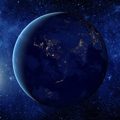 Wall Mural - planet earth from the space. some elements of this image furnish