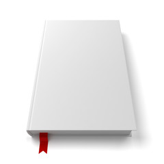 Poster - Blank book with a bookmark