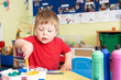 © highwaystarz - Male Pre School Pupil In Art Lesson