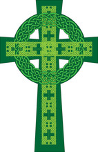 Green Celtic Cross Free Stock Photo - Public Domain Pictures