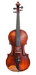 front view of standard full size violin isolated