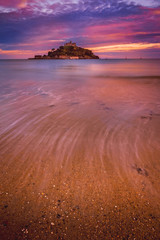 Wall Mural - St Michaels Mount at sunset