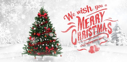 Poster - Composite image of christmas greeting