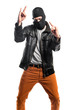 © luismolinero - Robber making horn gesture