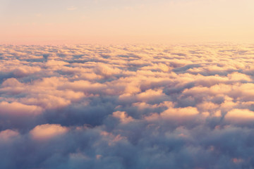 Wall Mural - vintage background of clouds