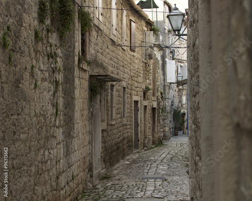 Fototapeta do kuchni Narrow street in Croatia.