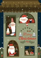 Wall Mural - House of Santa Clauses