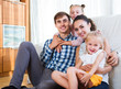 © JackF - Relaxed family in domestic interior