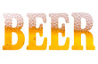 © donfiore - high resolution text with word beer