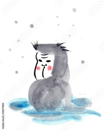 猿の墨絵 水墨画 015 Monkey In Hot Spring Buy This Stock Illustration And Explore Similar Illustrations At Adobe Stock Adobe Stock 猿の墨絵 水墨画 015 Monkey In Hot Spring Buy This Stock Illustration And Explore Similar Illustrations At Adobe Stock Adobe Stock