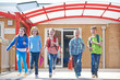 © highwaystarz - Schoolchildren Running Into Playground At End Of Class