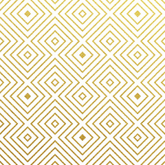 Wall Mural - Vector geometric gold pattern