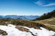 Blick vom Nebelhorn auf das Alpenpanorama