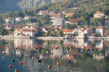 Poster - Mountain landscape with the image of Montenegro