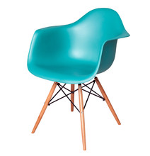 Modern Blue Chair (stool) Isolated